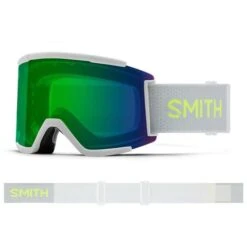 Smith Squad XL Goggle -Ski Equipment Shop fw21 smith squadxl sportwhite cpgreen goggle