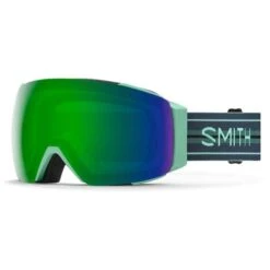 Smith I/O MAG Goggles - Ski & Snow -Ski Equipment Shop fw22 snow io mag bermuda stripes chromapop sun green mirror m0042704999mk