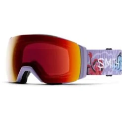 Smith I/O MAG XL Goggle -Ski Equipment Shop fw22 snow io mag xl lilac tropics chromapop sun red mirror m00713044996k
