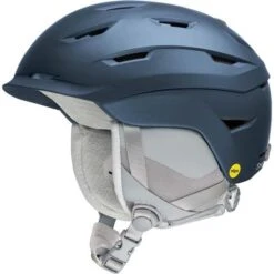 Smith Liberty MIPS Helmet - Women's -Ski Equipment Shop fw22 snow liberty mips matte metallic french navy e006300945559
