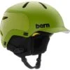 Bern Watts 2.0 MIPS Helmet -Ski Equipment Shop fw22wntr watts 2.0 mips matte green 810014049595 main