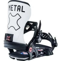 Bent Metal Axtion Bindings - Men's -Ski Equipment Shop fw23 2022 2023 bent metal axtion snowboard binding black white 02