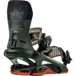 Rome D.O.D Snowboard Binding - Men's -Ski Equipment Shop fw23 2223 rome bdg dod hunter green main