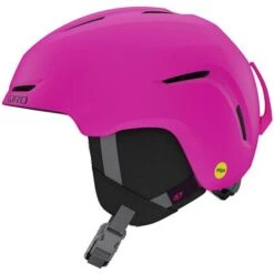 Giro Spur MIPS Helmet - Youth -Ski Equipment Shop fw23 giro youthspurmipshelmet mattebrightpink 3