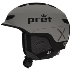 Pret Fury X Helmet -Ski Equipment Shop pret furyx primergrey side main 2223fw
